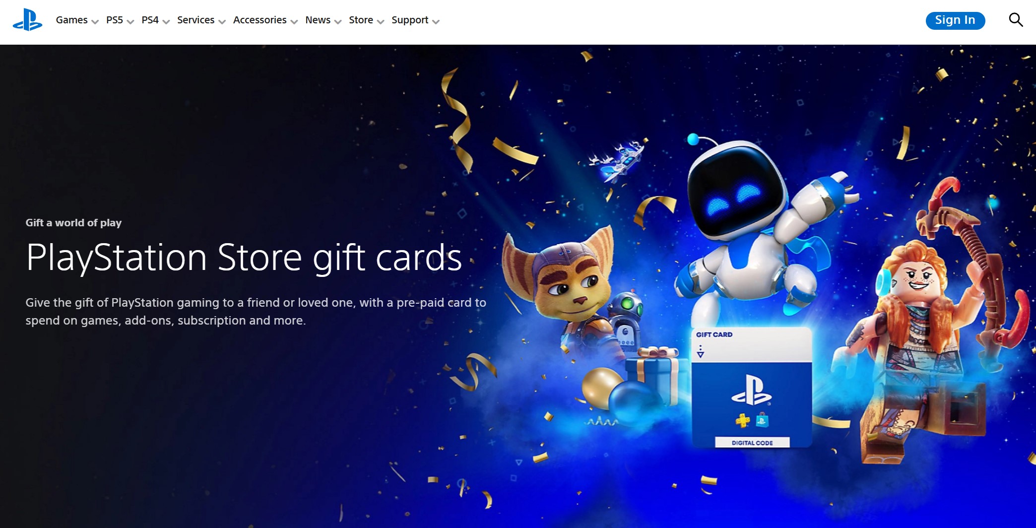 PlayStation gift card balance check